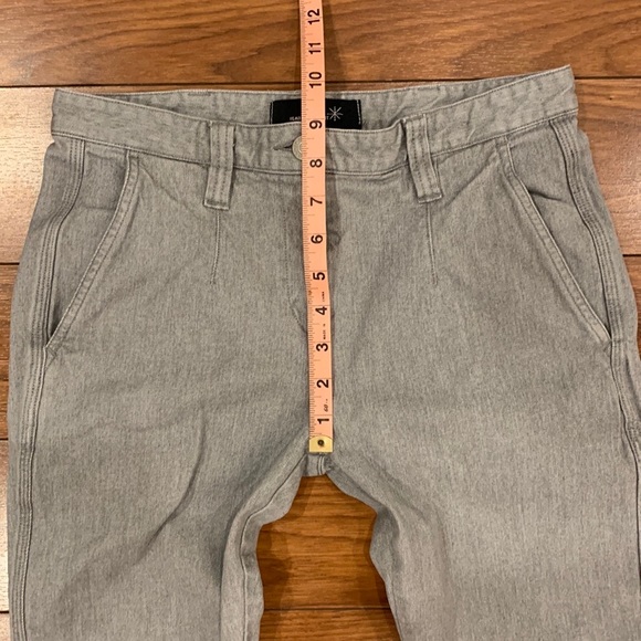 Isabel Marant Gray Denim Crop Zipper Jeans - Picture 8 of 16